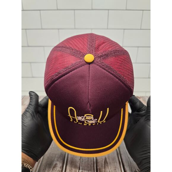 Hazelwood Arizona State University Vintage 3 Stripe Adjustable Trucker Snapback - Picture 5 of 8